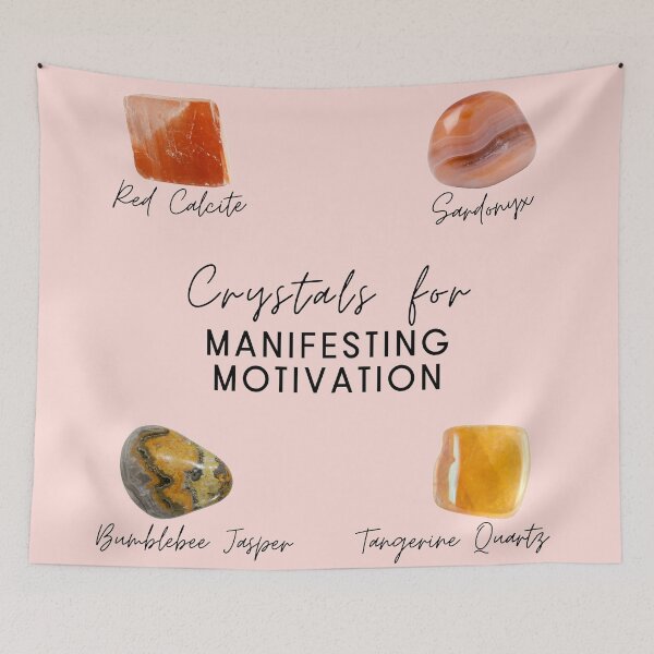 Item preview, Crystals for Manifesting Motivation designed and sold by mooneko.