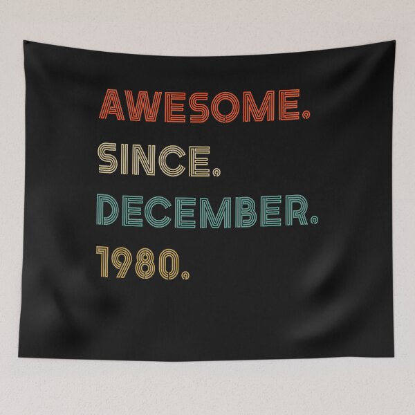 Artikelvorschau, Awesome Since December 1980 41 Year Old 41st Birthday Gift entworfen und verkauft von Chloe43212.