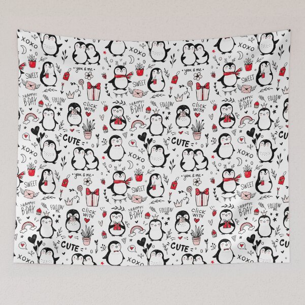 Item preview, Love Penguins  designed and sold by AlysaWithArt.