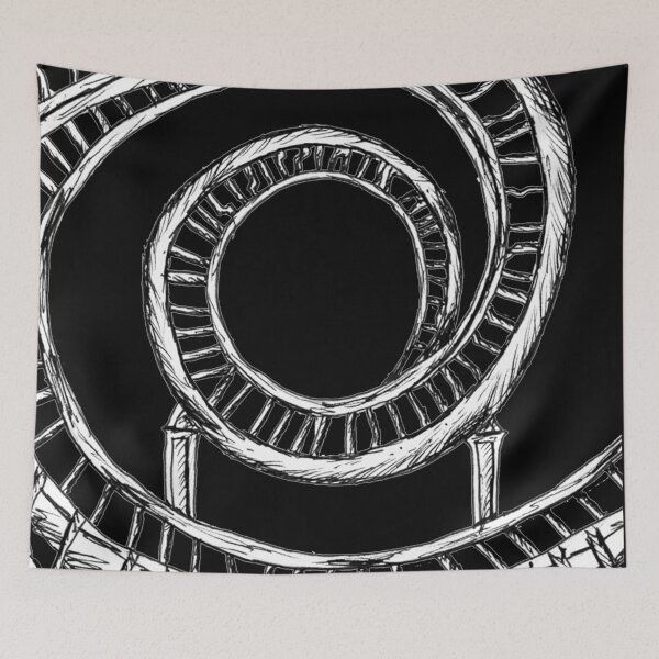 Item preview, Roller Coaster Swirl (Inktober 2021 Day 19_1 designed and sold by Jorden Estes.