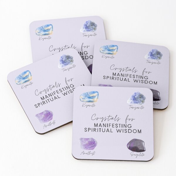 Item preview, Crystals for Manifesting Spiritual Wisdom designed and sold by mooneko.