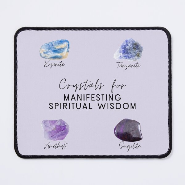 Item preview, Crystals for Manifesting Spiritual Wisdom designed and sold by mooneko.