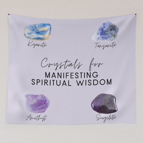 Item preview, Crystals for Manifesting Spiritual Wisdom designed and sold by mooneko.
