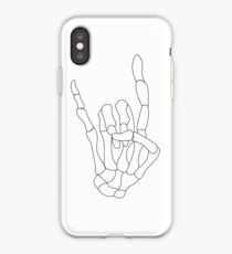 skeleton hand iPhone Case