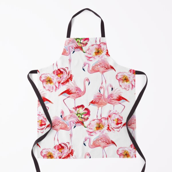 Item preview, Watercolor Flamingo Flower designed and sold by JaskolArt.