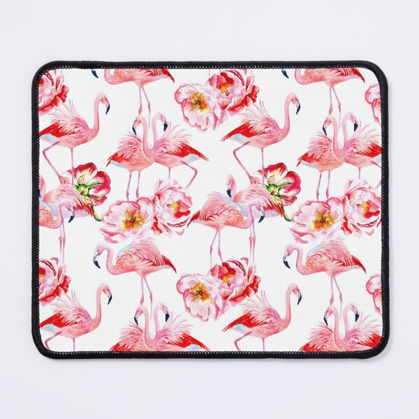Item preview, Watercolor Flamingo Flower designed and sold by JaskolArt.