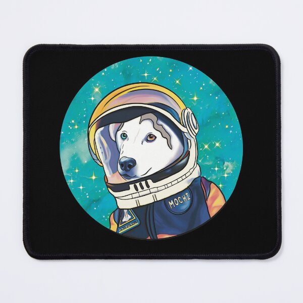 Item preview, Adorable Husky Astronaut for Husky Lovers Drawing designed and sold by Mochi-Merch.