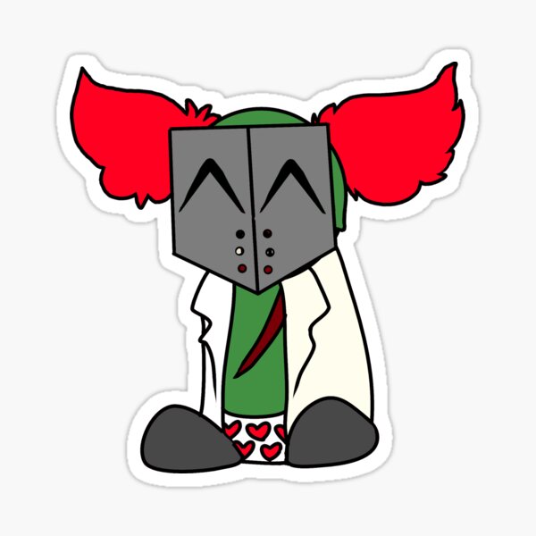 Madness combat Raging Tricky the clown | Sticker