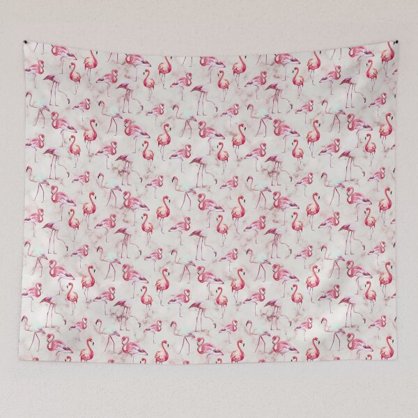 Item preview, Flamingo Art On Pink designed and sold by JaskolArt.