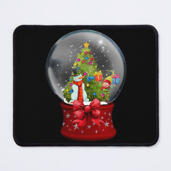 Item preview, Christmas Snowglobe Snowman and Elf designed and sold by sunshine64.