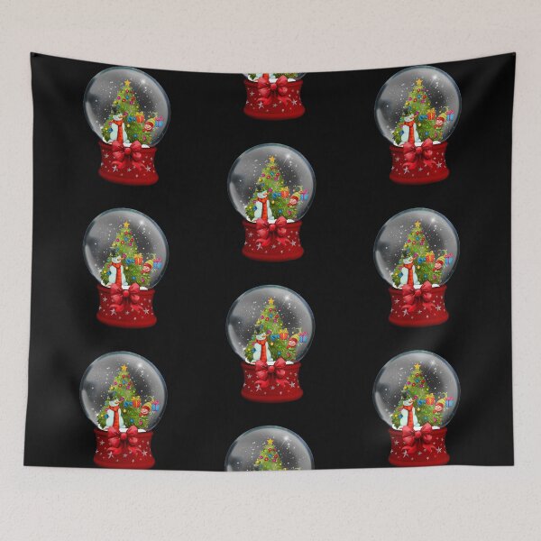 Item preview, Christmas Snowglobe Snowman and Elf designed and sold by sunshine64.