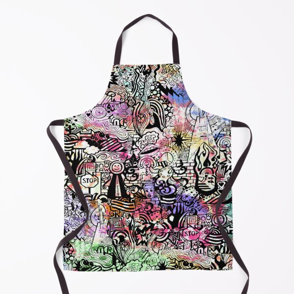 Item preview, ironic chaos -  (black and white with color) designed and sold by debrisnyc.