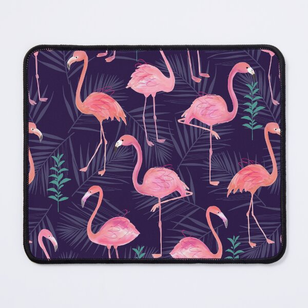 Item preview, Flamingos Leaves Flamingo Drawing designed and sold by JaskolArt.