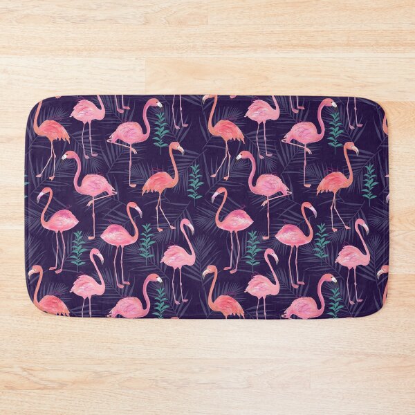 Item preview, Flamingos Leaves Flamingo Drawing designed and sold by JaskolArt.