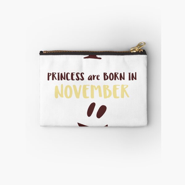 Aperçu de l'œuvre Les princesses sont nées en novembre Design d'art au look frais créée et vendue par Unique1001.
