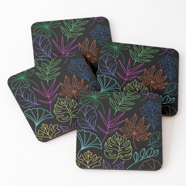 Item preview, Cute Colorful Leaf Doodles designed and sold by YuviMK.