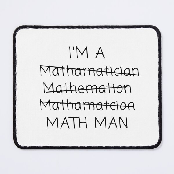 Item preview, The math man! designed and sold by Bullet-Bird.