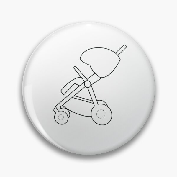 Item preview, Baby Stroller Sticker Magnet Pin Buttons Decoration designed and sold by khulisara246.