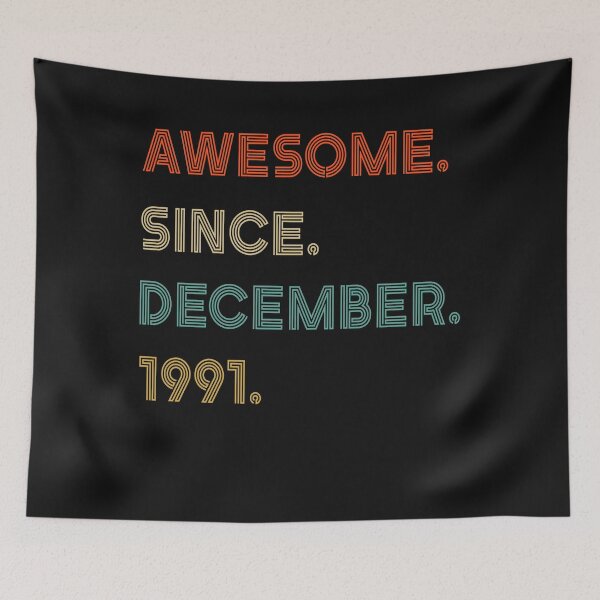 Artikelvorschau, Awesome Since December 1991 30 Year Old 30th Birthday Gift entworfen und verkauft von Chloe43212.