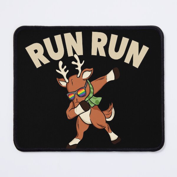 Item preview, Run Run - Funny Christmas Dabbing Reindeer designed and sold by NadyaCC.