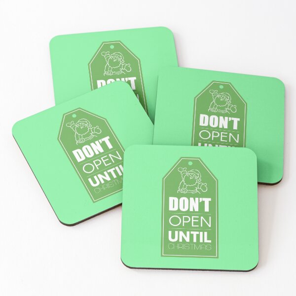 Item preview, Don't Open Until Christmas - Christmas Gift Tag designed and sold by VizcwntGFX.