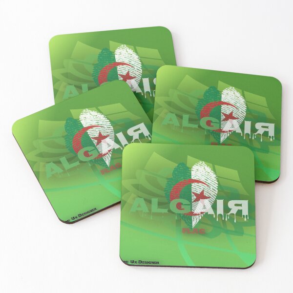 Item preview, Algeria Flag designed and sold by FennecDesigne.