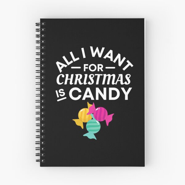 Item preview, All I Want for Christmas Is Candy - Funny Candy Puns - Christmas Gift for Candy Lovers designed and sold by CaitU.