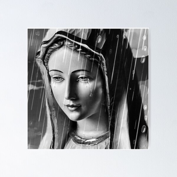Item preview, Weeping Virgin Mary - Queen of Heaven designed and sold by omg-designs.
