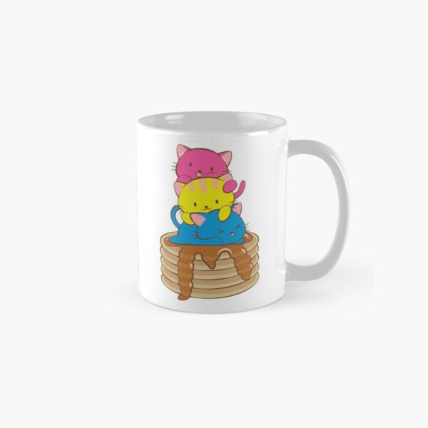 Item preview, Pansexual Pride Flag Kawaii Cats on Pancakes designed and sold by Irene Koh.
