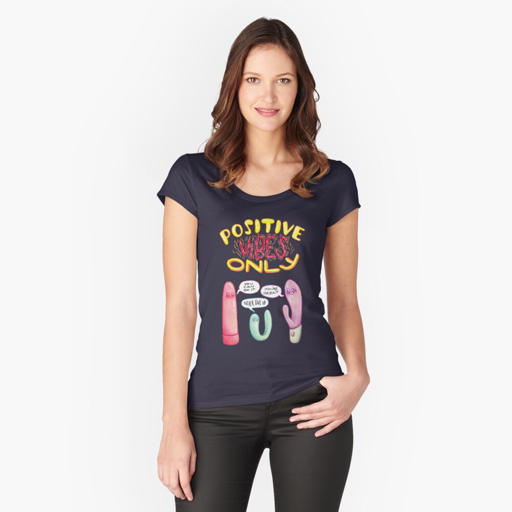 Item preview, Fitted Scoop T-Shirt designed and sold by StephVonAwesome.