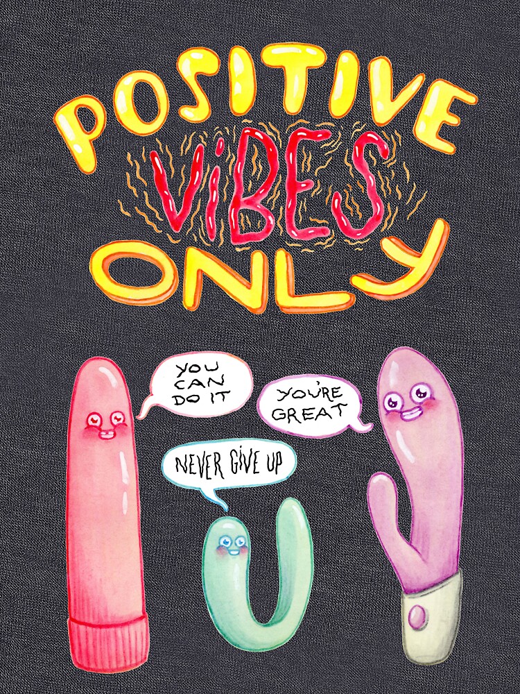 Thumbnail 7 of 7, Classic T-Shirt, Positive Vibes Only designed and sold by StephVonAwesome.