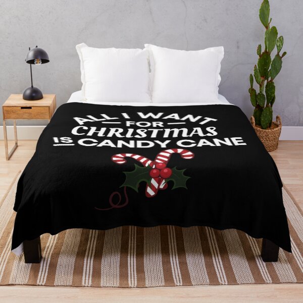 Item preview, All I Want for Christmas Is Candy Cane- Funny Candy Cane Puns - Christmas Gift for Candy Cane Lovers designed and sold by CaitU.
