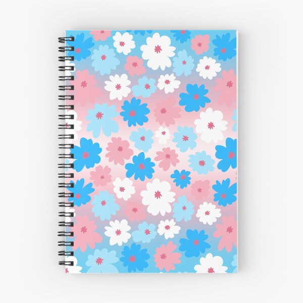 Item preview, Subtle Trans Pride Flowers designed and sold by LyssaByssa.