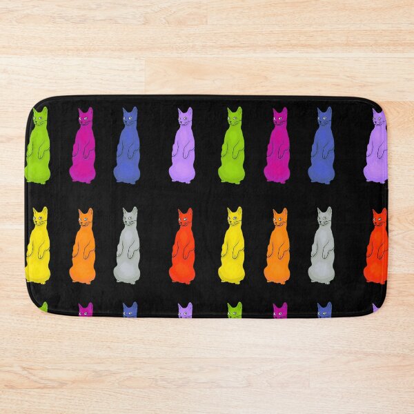 Item preview, Colorful Cats Standing Up Sticker Pack designed and sold by wildjellybeans.