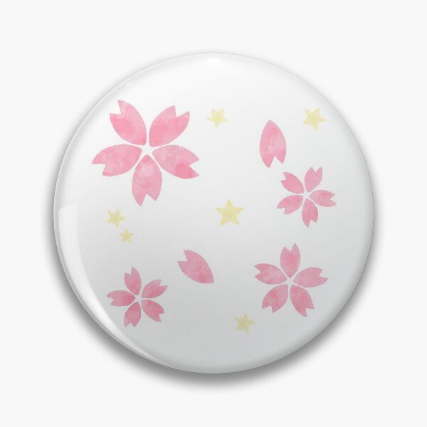 Item preview, Watercolor Sakura and Stars Pattern designed and sold by SakuraStarz.