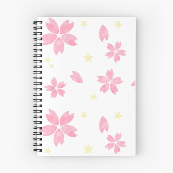 Item preview, Watercolor Sakura and Stars Pattern designed and sold by SakuraStarz.
