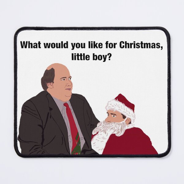 Item preview, Kevin sitting on Santa Michael’s lap designed and sold by froggyleggs.