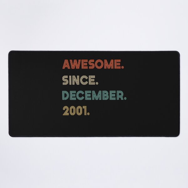 Item preview, Awesome Since December 2001 20 Year Old 20th Birthday Gift designed and sold by Chloe43212.