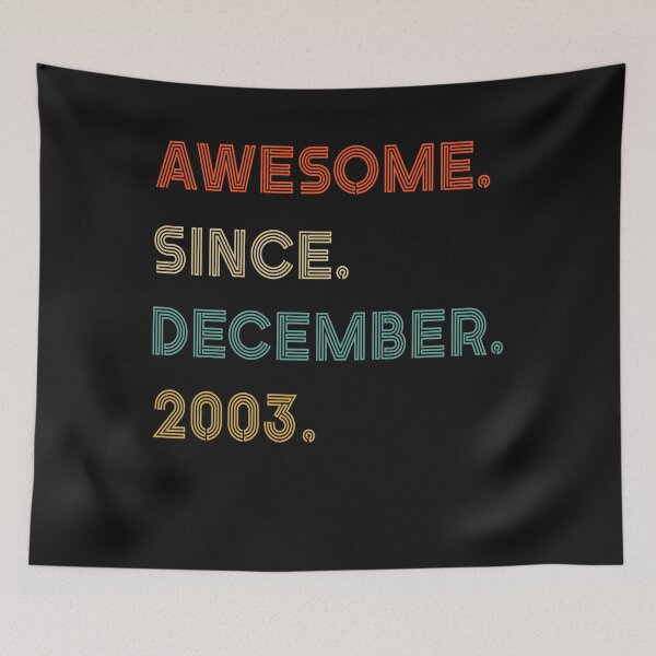 Item preview, Awesome Since December 2003 18 Year Old 18th Birthday Gift designed and sold by Chloe43212.