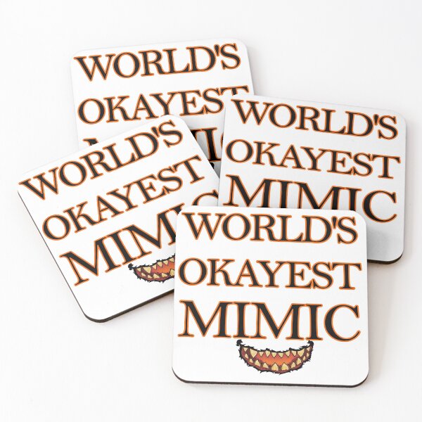 Item preview, Worlds Okayest Mimic Dungeon Master gift designed and sold by Tiffany Munro.