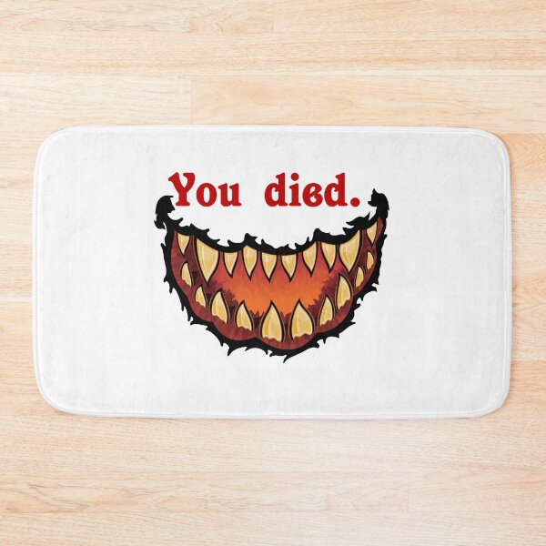 Item preview, You Died hungry fang mouth RPG gift designed and sold by Tiffany Munro.