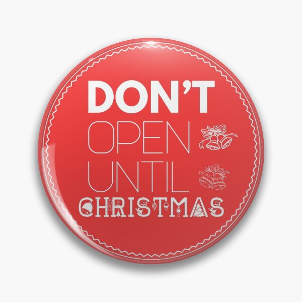 Item preview, Don't Open Until Christmas - Christmas Gift Tag designed and sold by VizcwntGFX.