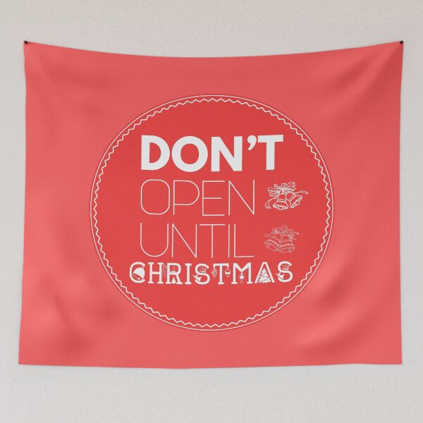 Item preview, Don't Open Until Christmas - Christmas Gift Tag designed and sold by VizcwntGFX.