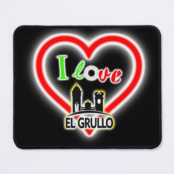 Item preview, “ I love El Grullo “ colorful design depicting the colors of our flag designed and sold by Floradigital.