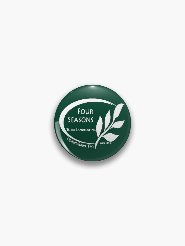 Four Seasons Total Landscaping White and Green Logo | Pin