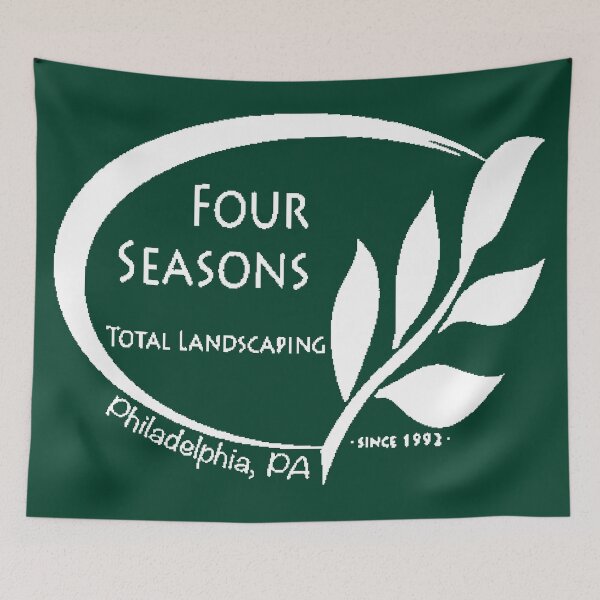 Item preview, Four Seasons Total Landscaping White and Green Logo designed and sold by GrellenDraws.