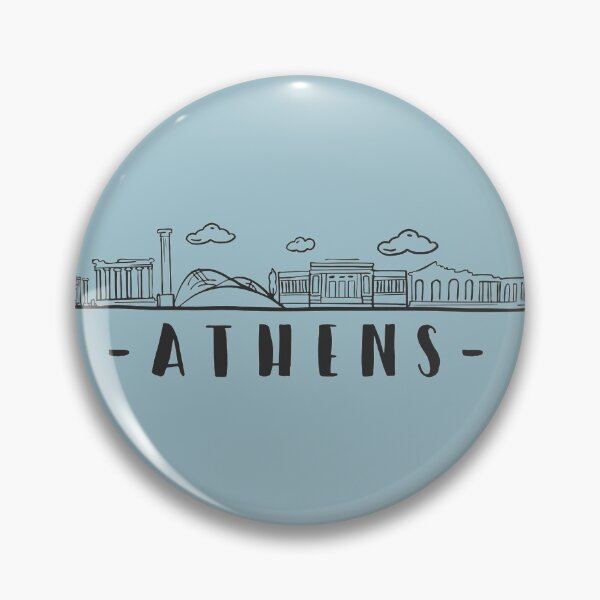 Item preview, Athens City Skyline designed and sold by Klotho-Fashion.
