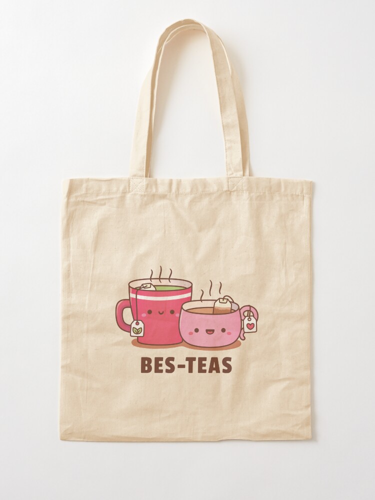 "Cute Teacups Bes Teas Besties" Tote Bag for Sale by rustydoodle ...