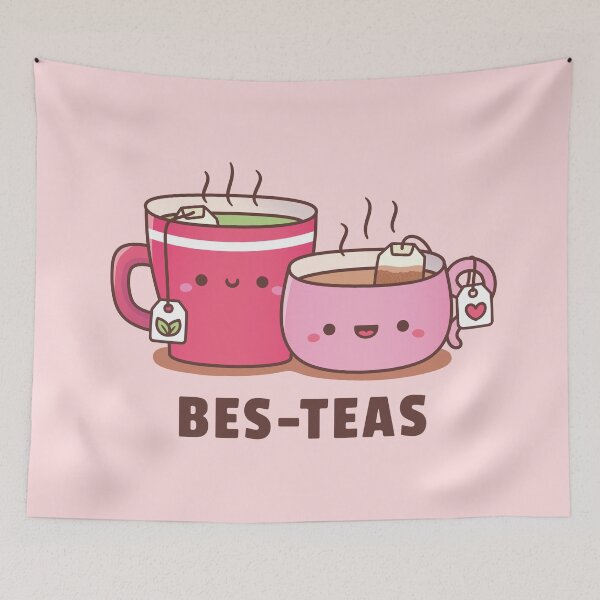 Item preview, Cute Teacups Bes Teas Besties designed and sold by rustydoodle.