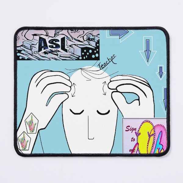 Item preview, Sign Language Teachers Heart ASL designed and sold by EloiseArt.